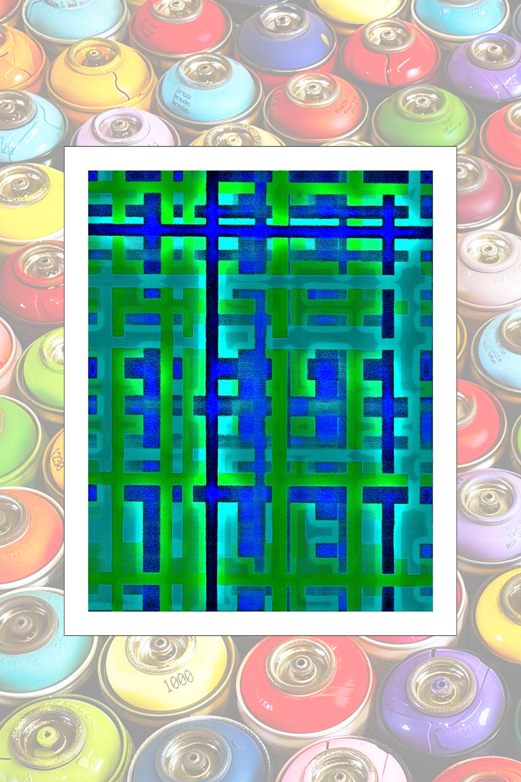 Fascinating vivid Fine Art Print – Unique Piece