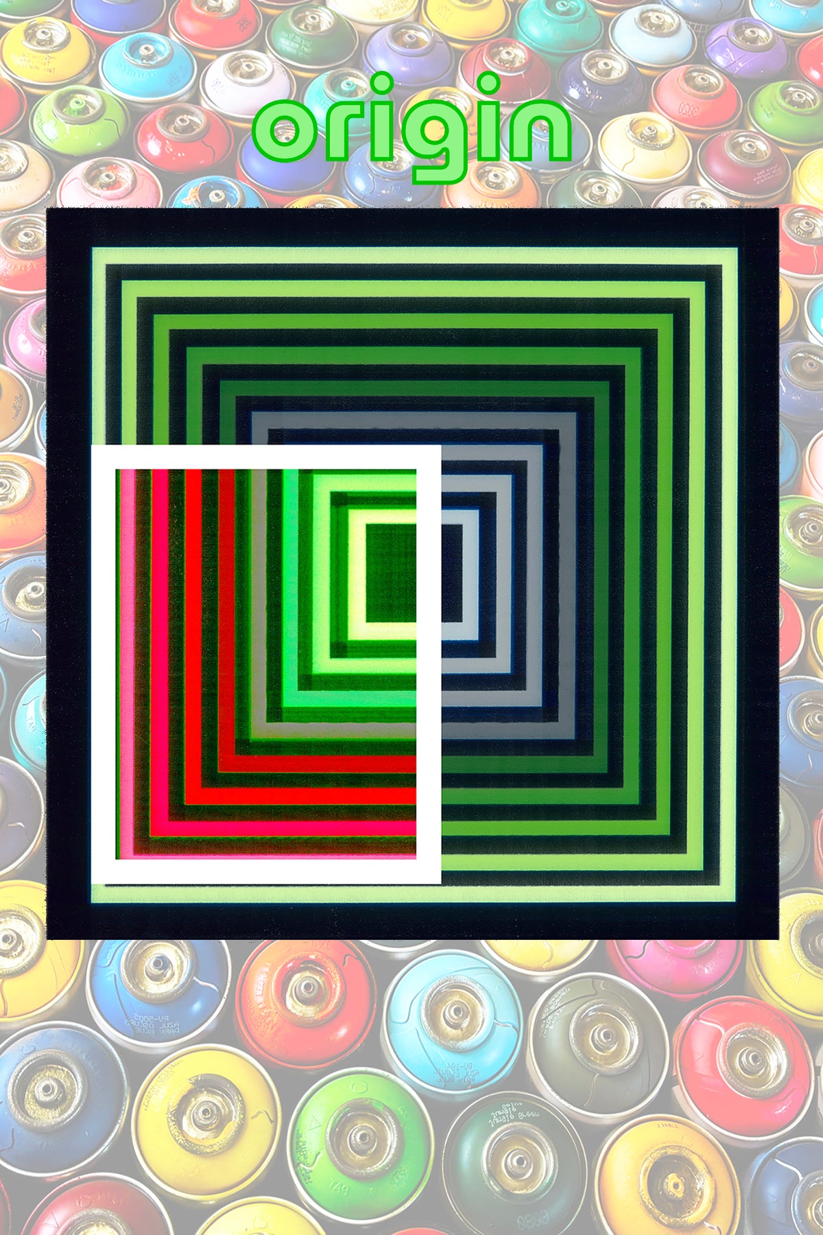 Powerful flashy Fine Art Print – Unique Piece