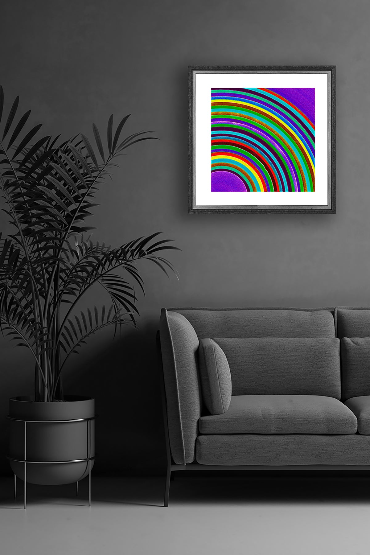 Vividly expressive Fine Art Print – Unique Piece